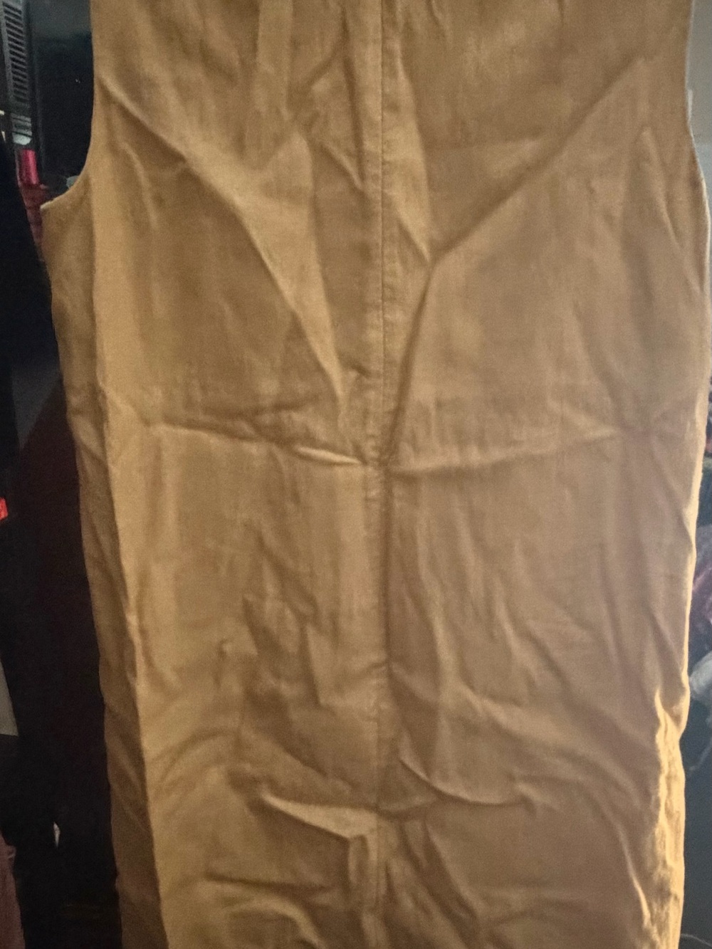 Theory Yellow Column linen blend Dress - Picture 2 of 5
